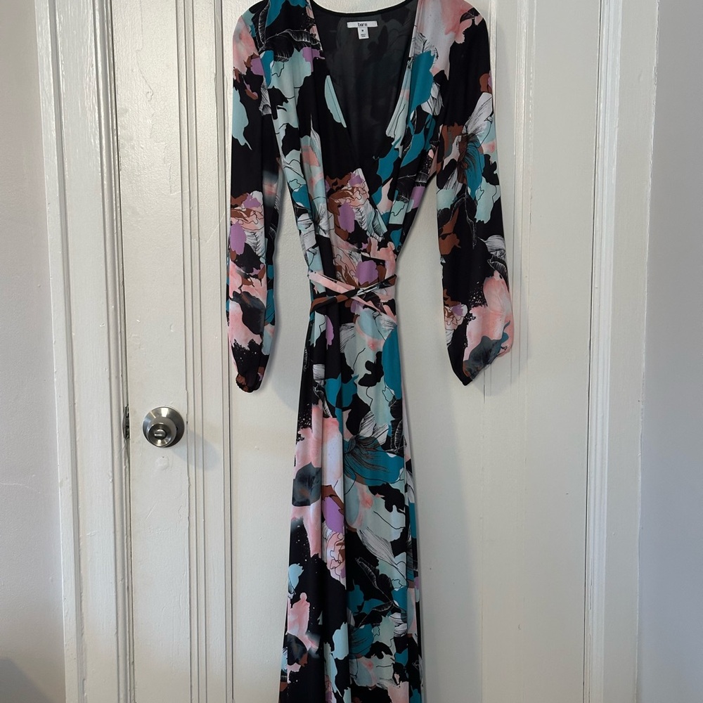 Bar III Multicolor Abstract Maxi Dress